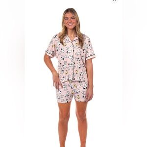 Peanuts Women’s Snoopy Pajama Shorts Set Size Small